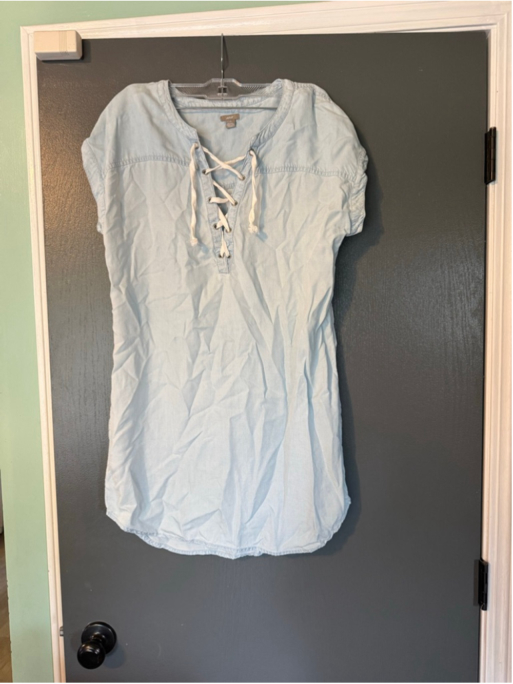 Women's Aerie Light Blue Denim Mini Dress SP